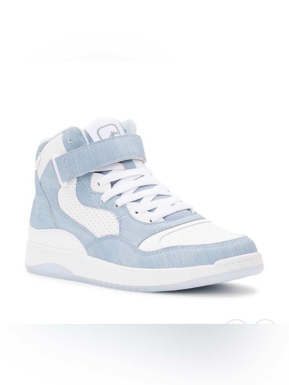 AND1 High-Top Denim Basketball Sneakers